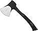 MTech USA Camping Axe, Two-Tone Blade, Black Rubberized Handle