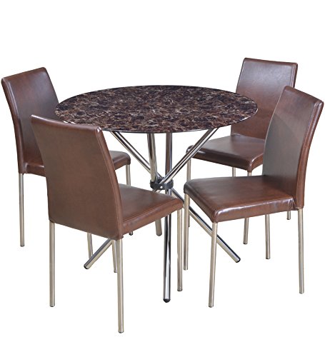 HomeTown Corral Four Seater Dining Table Set (Brown)