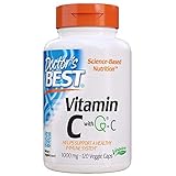 Doctor's Best Vitamin C with Quali-C 1000 mg, Non-GMO, Vegan, Gluten Free, Soy Free, Sourced from Scotland, 120 Veggie Caps