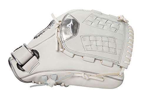 Mizuno GMVP1200PSEF8 MVP Prime SE Fastpitch Softball Glove 12", Right Hand Throw, WHITE-SILVER - Thumbnail 2
