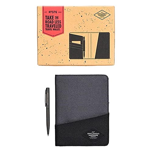 Gentlemen's Hardware Travel Wallet Black