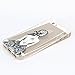 iPhone 5 Case, iPhone 5s Case, JAHOLAN Amusing Whimsical Designs Clear TPU Soft Case Rubber Silicone Skin Cover for iPhone 5/5S/SE - Henna Feather Girl