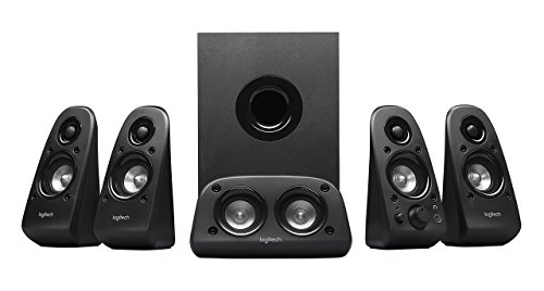 Logitech Z506 Surround Sound Home Theater Speaker System (Renewed)