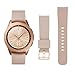 YiJYi Compatible with Samsung Galaxy Watch 42mm/Active 2 40mm 44mm/Galaxy Watch 3 41mm Watch Bands, 20mm Soft Silicone Strap Sports Replacement Wristband for Women Men.