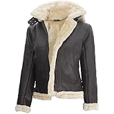 Decrum Women Leather Jacket - Stylish Shearling Winter Leather Jackets For Women