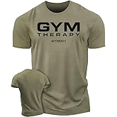 Gymish Lifestyle Gym Therapy Workout Shirts for Men, Lifting T-Shirt for Gym Workout