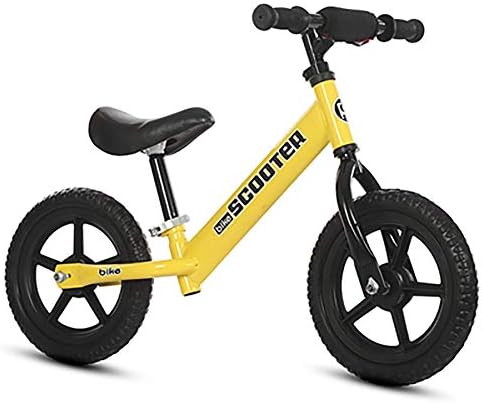 バランスバイク 防錆炭素鋼フレームフォームホイールペダルなしウォーキングバランストレーニング自転車 子供