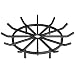 SteelFreak Heavy Duty Wagon Wheel Firewood Grate for Fire Pit - Made in The USA (32 Inch) primary