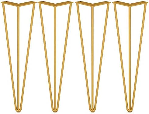 4つのテーブル脚のセット 調整可能な頑丈な工業用家具の脚ソファフィート Diyホームオフィスデスクテーブルナイトスタンド用の 3つのロッドメタルコーヒーテーブル脚 黒 国内即発送 65cm