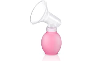 SoeKoa Breast Pump for Dog, Pet Breast Pump, Dog Breast Pump Help Your Pet Breast-Feed Newborn Pets Silicone Manual Breast Pump, Pink Manual Breast Pump