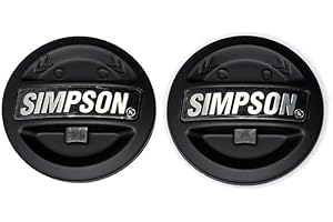Simpson Motorcycle MBSA Helmet Shield Anchors - MOD Bandit Series - Pair