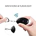 2 Pack ANRUI 120dB Emergency Personal Alarm Keychain with LED Flashlight, for Elderly / Women / Kids (Black)