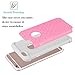 iPhone 6S Case,EC [Shockproof] Apple iPhone 6S Case, Heavy Duty Dual Layer Hybrid Stud Rhinestone Bling Protection Cover Case for Apple iPhone 6S/6 (A Pink+Gray)