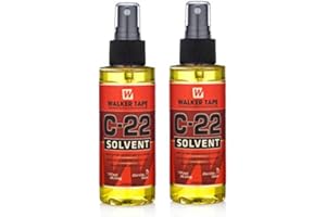 C22 Solvent Spray Hair Adhesive Remover 4 oz Adhesive remover 2 Bottles for Lace Wigs, Toupees, and Tape-in Hair Extensions2 