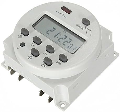 amiciKart CN101A Digital LCD Programmable Timer Switch Relay AC 220V, 16A