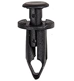 RION 30pc 8mm Plastic Black ATV Fender Clips For Suzuki King Quad Vinson Honda Acura, Honda Rancher,Foreman,Trx, Kawasaki Brute Force and More