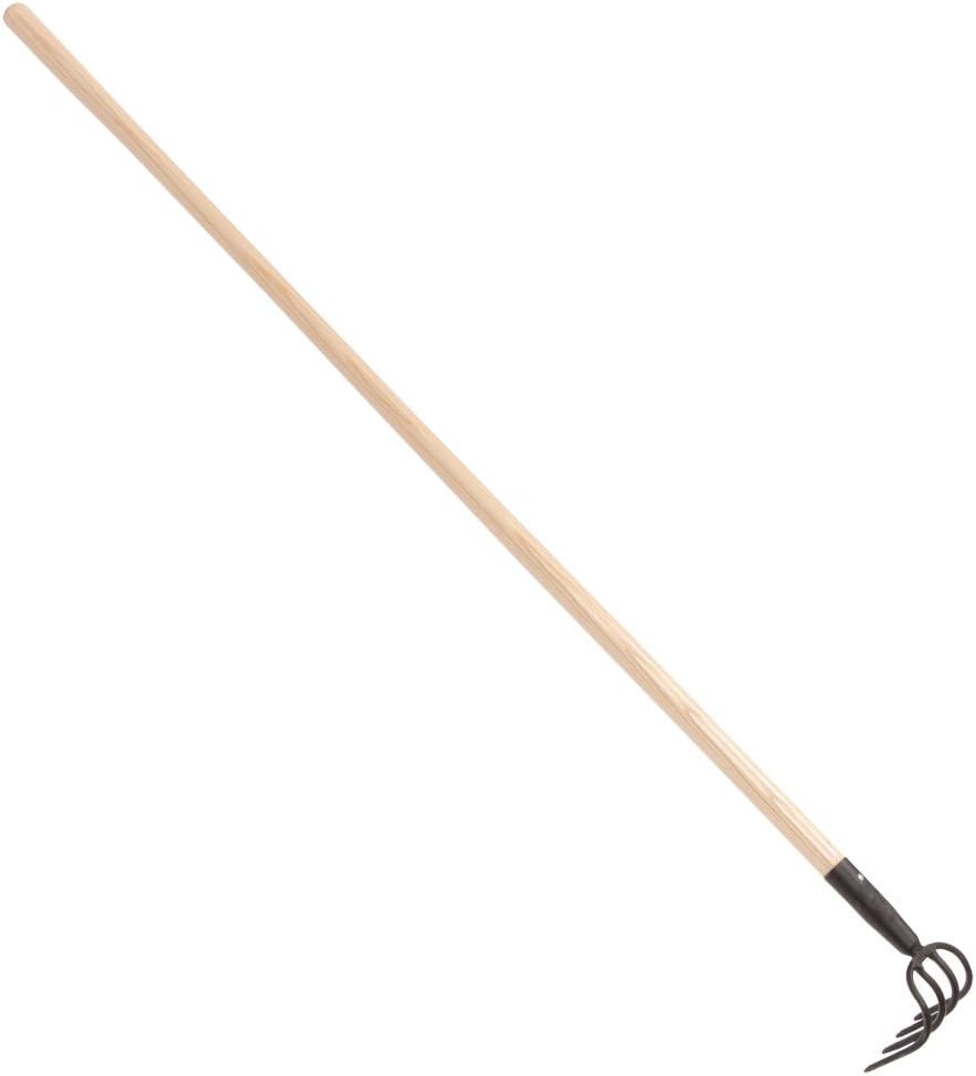 A.M. Leonard 4-Tine Cultivator Tool, 60 Inches Long : Garden & Outdoor