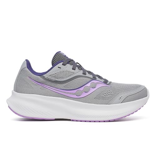 Saucony Women's Cohesion 18 Sneaker, Fossil/Crocu, 12