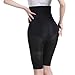 Shymay Women's Long Leg Shaper Seamless Tummy Control Hi-Waist Thigh Slimmer, Black1, TAG Size 3XL=US Size X-Large