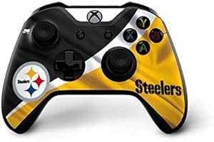 Skinit Decal Gaming Skin Compatible with Xbox One X Controller - Officially Licensed NFL Pittsburgh Steelers Design