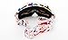 Cloud 9 -Professional Kids Toddler Snow Goggles Tindy Paint Splat Anti-Fog Dual Polycarbonate Lens Windproof UV400 Snowboarding Ski Goggles (1-6 Years) (1 Pair Only, Choose Your Color)