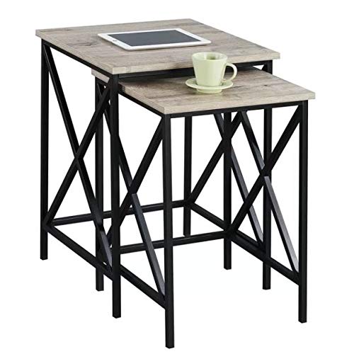 Nested End TablesSandstone 24 Inch HeightA Sophisticated