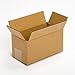 Pratt PRA0015 Recycled Corrugated Cardboard Single Wall Standard Long Box with C Flute, 8" Length x 4" Width x 4" Height, (Pack of 25)