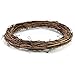 AQUEENLY Grapevine Wreath, 6 PCS Twigs Wreath DIY Vine Wreath Decorations for Front Door Wall Hanging, 7.9 Inches