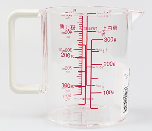 Pearl ENJOY KITCHEN heat-resistant measuring cup 500ml C-4740 (japan import)