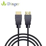 HDMI Cable, Dingsun High-Speed HDMI Cable, 3.3 Feet, Supports Ultra HD, 3D, 1080p, Ethernet and Audio Return (HDMI Cable)