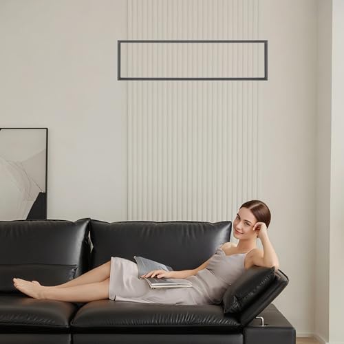 8x30 Air Vent Covers, Flush Wall Vent Covers Ceiling Vent Cover for Home | Heavy Duty Steel,Flush Mount,Paintable,Durable,Rustproof,Modern,Quiet,Easy Cleaning,Fixed,Screw Mount,for Home Renovator