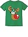 TeeStars - Cute Reindeer Boy / Girl Christmas Toddler/Infant Kids T-Shirt
