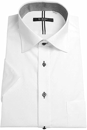Amazon Marutomi 半袖 ワイシャツ 形態安定 メンズ ビジネス Yシャツ クールビズ 吸水速乾 ドレスシャツ ビジネスシャツ 白 おしゃれ ストライプ 父の日 ギフト Fk H01 シャツ 通販
