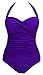 DANIFY 50s Elegant Inspired Retro Vintage One Piece Pin up Monokinis Swimsuit