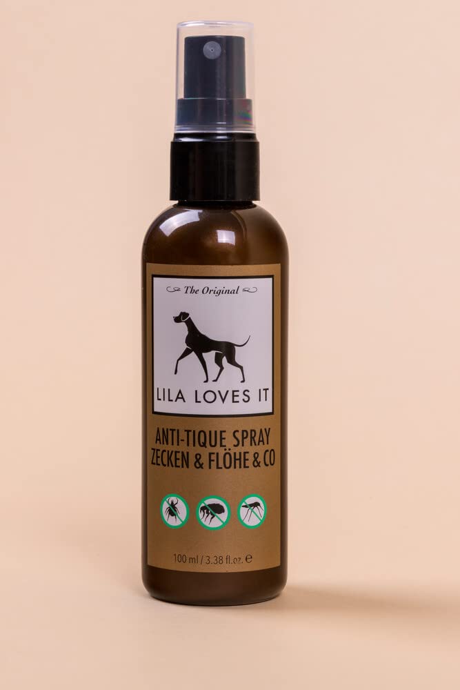 LILA LOVES IT Natürlicher Insektenschutz für Hunde – Anti Zecken Spray mit ätherischem Öl, Effektiver Schutz vor Zecken, Mücken & Flöhen, Anti-TIQUE Spray, 100 ml 5
