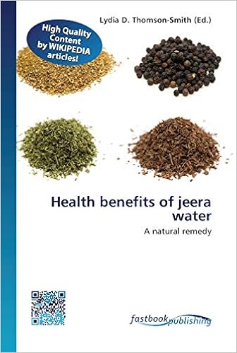 Health Benefits Of Jeera Water Thomson Smith Lydia D Amazon Com Books