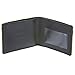 Fully Involved Stitching Firefighter Black Bunker Turnout Gear Bi Fold Captain Wallet