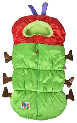 Eric Carle Infant Car Seat Cover, Car Seat Bunting Car Seat Footmuff, Infant Carrier Sleep Sack, Toddler Bundle Me, Baby Bunting Bag, Baby Stroller Sleeping Bag, Polyester, The Very Hungry Caterpillar