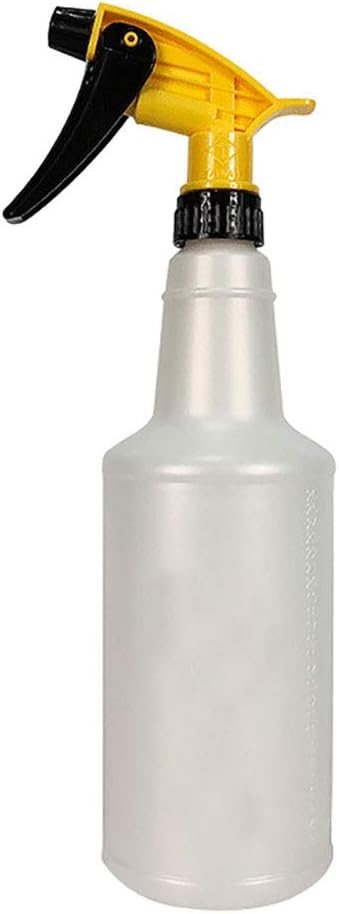 ManFull Practical Watering Bottle Bottling Container 800ml Acid Base Chemical Resistance Car Detailing Pump Atomizer Sprayer Bottle Yellow