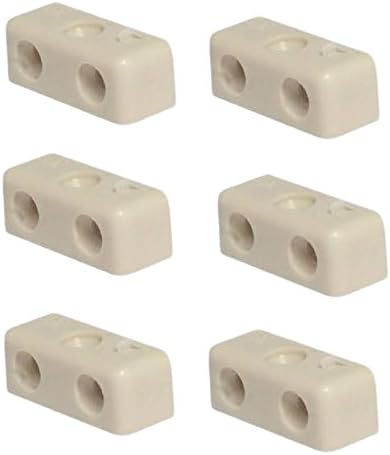 Merriway BH03649 (10 Pcs) Beige Modesty Block Wood & Furniture Jointing Connector- Pack of 10 Pieces