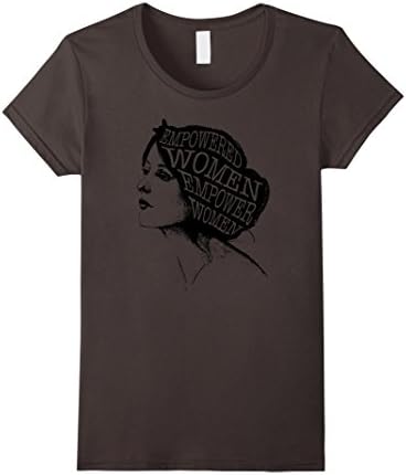 Womens The Official "Empowered Women Empower Women" Feminist Shirt Medium Asphalt