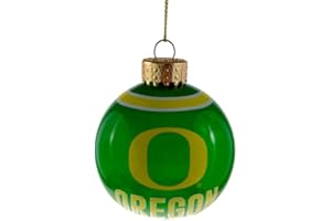Oregon Ducks Glass Ball Ornament – Limited Edition FOCO Ducks Glass Ball Ornament – Represent The NCAA and Show Your Team Spirit with Officially Licensed Ducks Football Holiday Fan Decorations