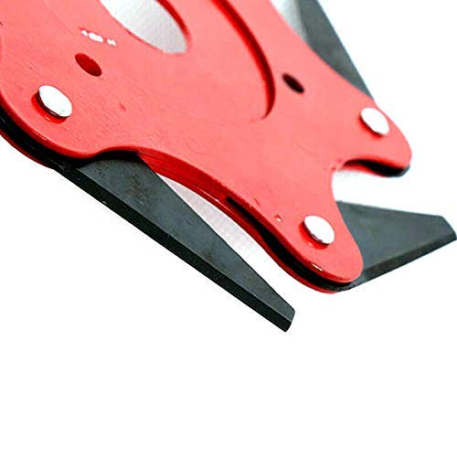 6 Teeth Brush Cutter Blade, Metal Weed Eater Brush Clearing Saw Blades Trimmer Cutting Head 65mn Garden Grass Trimmer Head for Lawn Mower