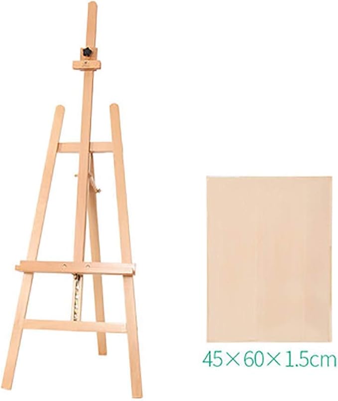ZM＆ Artist Easel Solid Wood Multifunction Outdoor Sketching Easel/Oil