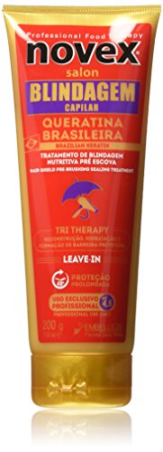 Novex haircare blindagem brazilian keratin heat protector leave i…