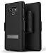 Encased Belt Case for Samsung Galaxy Note 9 Holster Clip - Ultra Slim Combo Shell with Metal Kickstand - Slimline Black