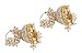 MUCH-MORE Bollywood Ethnic Fashion Gold Tone Faux Pearl Polki Bali Jhumki Earring Indian Traditional Jewelry For Women (6360) B