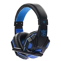 Liobaba Professional Gaming Headset Noise Cancelling Gaming Headset Surround Sound Over Ear Game Gaming Headphone with LED Light