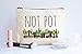 Not Pot Makeup Bag, Marijuana Gift, Pot Gift, Weed Gift, Stash Box, Stash Bag, Cosmetic Pouch, Travel Case, Makeup Clutch, Cosmetic Bag