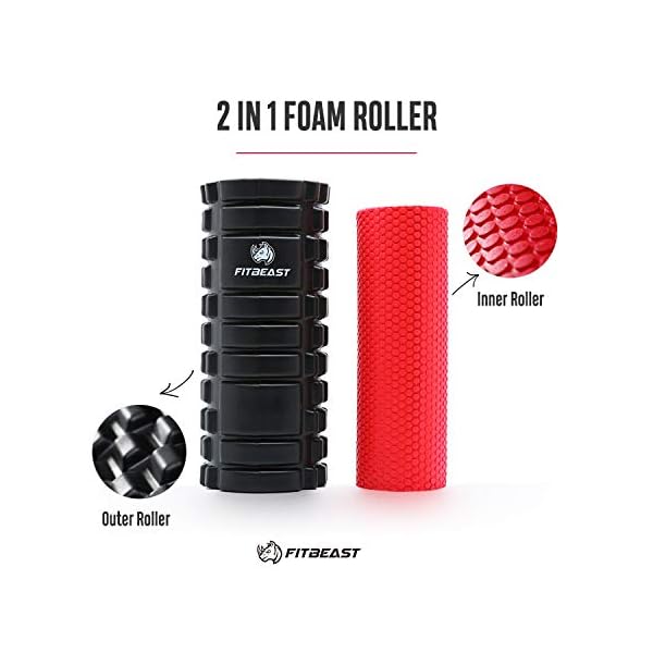 Fitness-Foam-Rollers-For-Deep-Tissue-Massage-Trigger-Point-Foam-Roller-For-Muscle-Massage-And-Deep-Relaxation-Therapy2-in-1-Muscle-Foam-Roller-Rumble-Set-For-Exercise-in-Your-Aching-Legs-and-Body Fitness Foam Rollers For Deep Tissue Massage, Trigger Point Foam Roller For Muscle Massage And Deep Relaxation Therapy,2…
